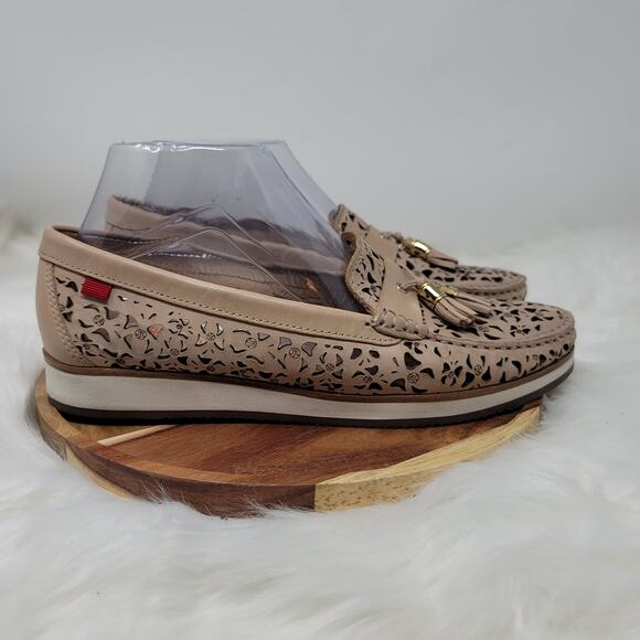 Marc Joseph Brooklyn Diamond Cut Bow Tassel Loafer 9.5 - Picture 4 of 7